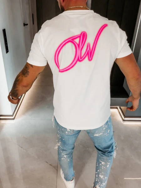 T-shirt unisex olavoga VELMAR 2026 ecru - maWer Fashion