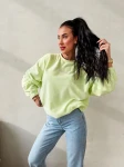 Bluza damska OLAVOGA VELVORA 2026 limonka - maWer Fashion