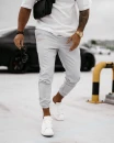 Spodnie męskie OLAVOGA STRANGER jasny szary  – maWer Fashion