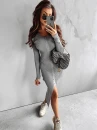 Sukienka OLAVOGA BONSIE 2024 szara   –  maWer Fashion