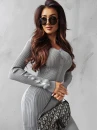 Sukienka OLAVOGA BONSIE 2024 szara   –  maWer Fashion