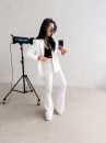 Komplet damski OLAVOGA MIO 2026 ecru- maWer Fashion