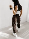 Spodnie damskie OLAVOGA BURNT SIENNA PANTS 2026 brąz - maWer Fashion