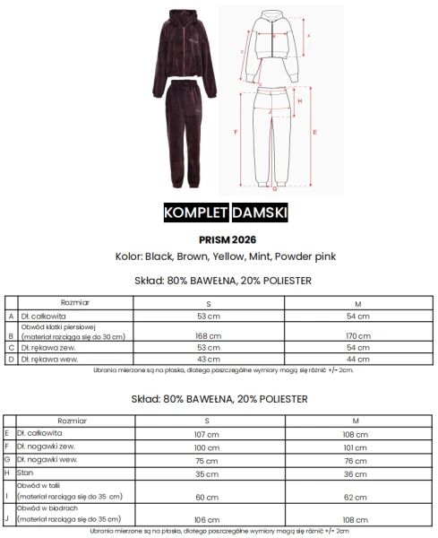 Komplet damski OLAVOGA PRISM 2026 mięta - maWer Fashion