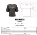 T-shirt damski OLAVOGA TAIST 2026 ciemny szary - maWer Fashion