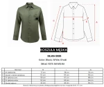 Koszula męska OLAVOGA DEJCH 2026 khaki - maWer Fashion