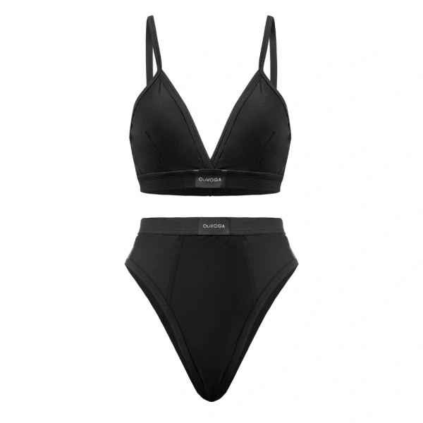 Komplet bielizna damska OLAVOGA INTIMACY 2026 czarny - maWer Fashion
