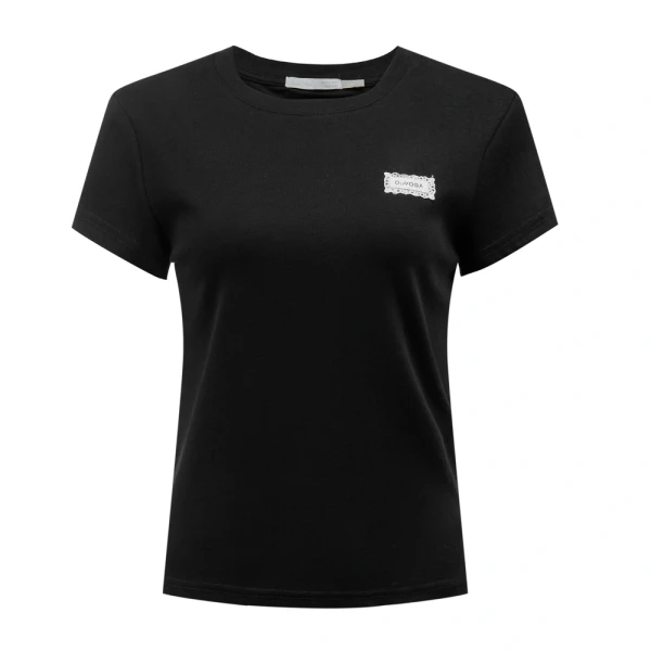T-shirt damski OLAVOGA ALEXA 2026 czarny - maWer Fashion