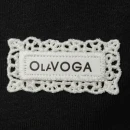 T-shirt damski OLAVOGA ALEXA 2026 czarny - maWer Fashion