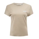 T-shirt damski OLAVOGA ALEXA 2026 beżowy  - maWer Fashion