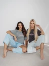 T-shirt damski OLAVOGA TAIST 2026 ciemny szary - maWer Fashion