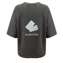 T-shirt damski OLAVOGA TAIST 2026 ciemny szary - maWer Fashion