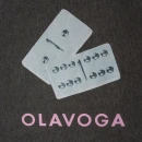 T-shirt damski OLAVOGA TAIST 2026 ciemny szary - maWer Fashion