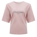 T-shirt damski OLAVOGA TAIST 2026 róż - maWer Fashion