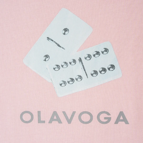 T-shirt damski OLAVOGA TAIST 2026 róż - maWer Fashion