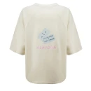T-shirt damski OLAVOGA TAIST 2026 ecru - maWer Fashion