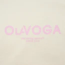 T-shirt damski OLAVOGA TAIST 2026 ecru - maWer Fashion