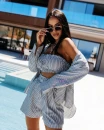 Komplet damski OLAVOGA RAIYA 2026 szary - maWer Fashion