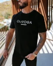 T-shirt męski OLAVOGA BUDSI 2026 czarny - maWer Fashion