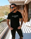 T-shirt męski OLAVOGA BUDSI 2026 czarny - maWer Fashion