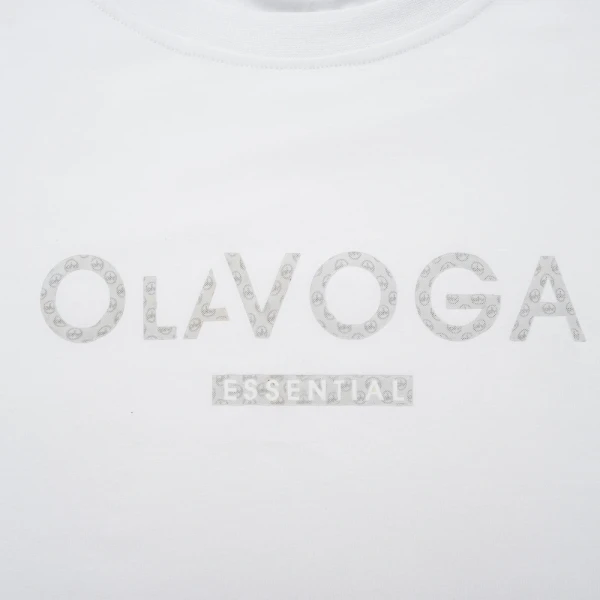 T-shirt męski OLAVOGA BUDSI 2026 ecru - maWer Fashion