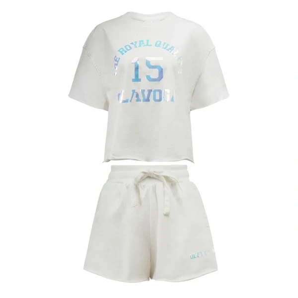 Komplet damski OLAVOGA STELO 2026 ecru - maWer Fashion