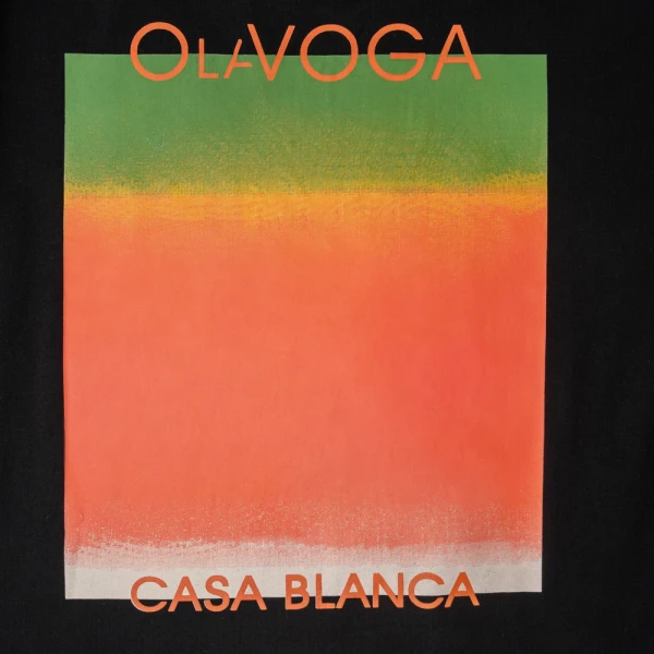 T-shirt męski OLAVOGA NOER 2026 czarny - maWer Fashion