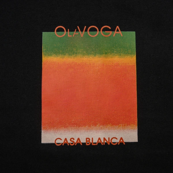 T-shirt męski OLAVOGA NOER 2026 czarny - maWer Fashion