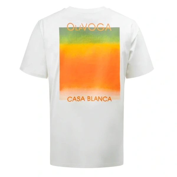 T-shirt męski OLAVOGA NOER 2026 ecru - maWer Fashion