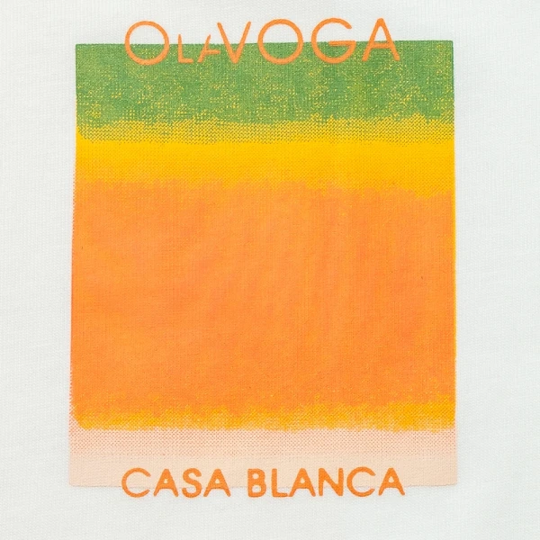 T-shirt męski OLAVOGA NOER 2026 ecru - maWer Fashion