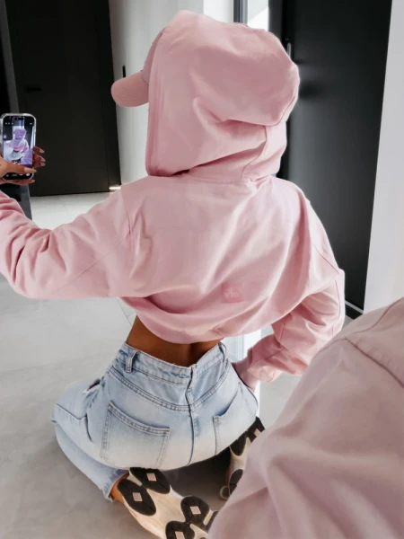 Bluza damska OLAVOGA PADSUI 2026 róż - maWer Fashion