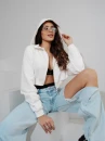Bluza damska OLAVOGA PADSUI 2026 ecru - maWer Fashion