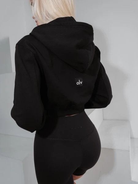 Bluza damska OLAVOGA PADSUI 2026 czarna - maWer Fashion