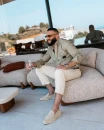 Koszula męska OLAVOGA DEJCH 2026 khaki - maWer Fashion