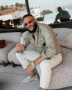 Koszula męska OLAVOGA DEJCH 2026 khaki - maWer Fashion