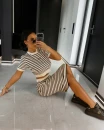 Komplet damski OLAVOGA SATINA 2026 czarny - maWer Fashion
