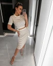 Komplet damski OLAVOGA SATINA 2026 szary - maWer Fashion
