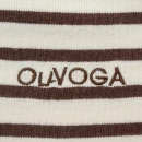 Komplet damski OLAVOGA SATINA 2026 brąz - maWer Fashion