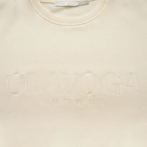 Komplet damski OLAVOGA WEST 2026 kremowy - maWer Fashion