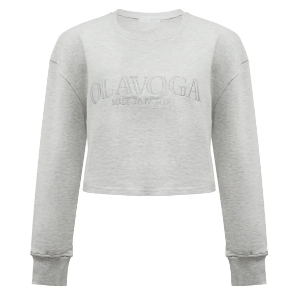 Komplet damski OLAVOGA WEST 2026 szary - maWer Fashion