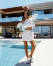 Komplet damski OLAVOGA WEST 2026 szary - maWer Fashion
