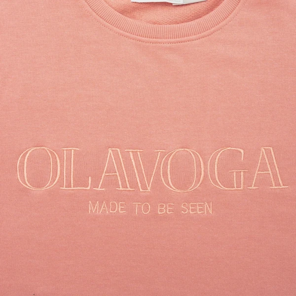 Komplet damski OLAVOGA WEST 2026 brzoskwinia - maWer Fashion
