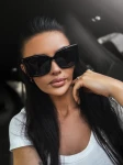 Okulary damskie przeciwsłoneczne OLAVOGA EYZ czarne - maWer Fashion