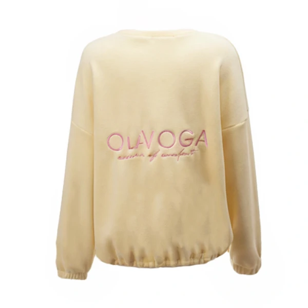 Bluza damska OLAVOGA ELENA 2026 żółta- maWer Fashion