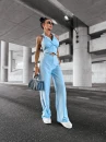 Komplet damski OLAVOGA NICE 2025 błękit - maWer Fashion