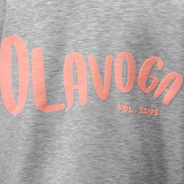 Bluza damska OLAVOGA NORTH 2025 szara - maWer Fashion
