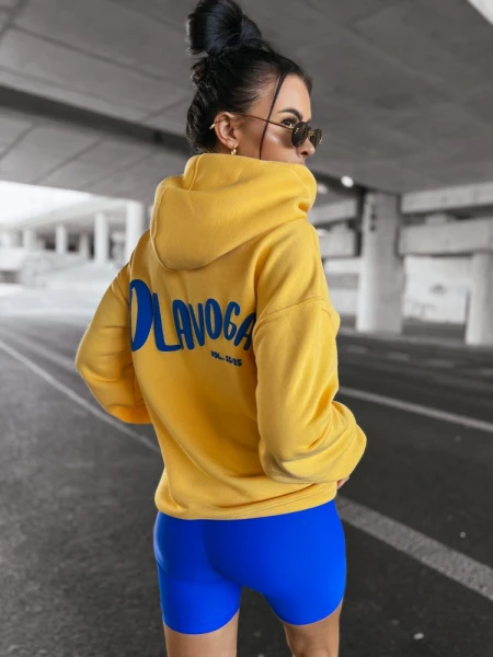 Bluza damska OLAVOGA NORTH 2025 żółta - maWer Fashion