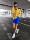 Bluza damska OLAVOGA NORTH 2025 żółta - maWer Fashion