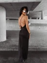 Sukienka damska OLAVOGA MUZA 2025 czarna - maWer Fashion