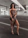 Sukienka damska OLAVOGA MUZA 2025 pantera - maWer Fashion